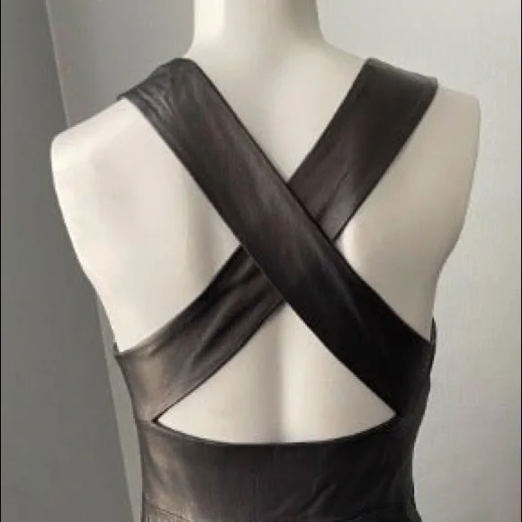 Banana Republic Leather Dress